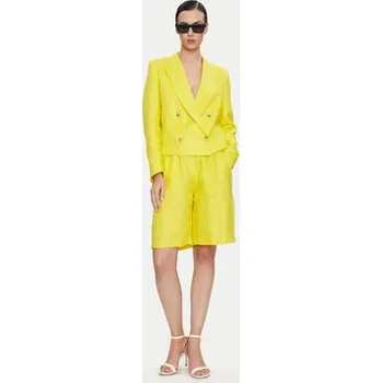 Dámské sako ViCOLO Sako TB0790 Žlutá Regular Fit S