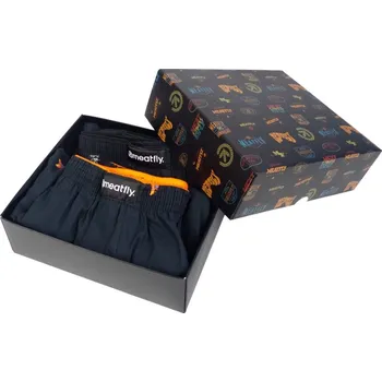 Trenýrky Pánské trenýrky Meatfly Agostino - Double pack DÁRKOVÉ BALENÍ Flies M