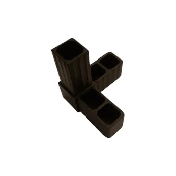 Černá plastová spojka č. 13 pro hliníkový profil 20x20;1,5mm