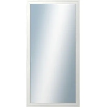 Zrcadlo DANTIK - Zarámované zrcadlo - rozměr s rámem cca 50x100 cm z lišty LYON bílá (2666)
