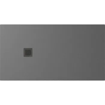 Sprchová vanička Polysan TRENECA vanička z litého mramoru s možností úpravy rozměru, 150x80cm, šedá mat