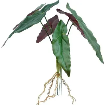 umělá květina DOVOZ EU UMĚLÁ ROSTLINA BEGONIE S KOŘENY 30 CM