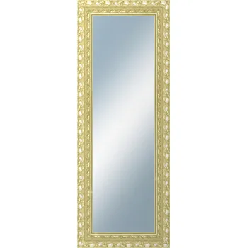 Zrcadlo DANTIK - Zarámované zrcadlo - rozměr s rámem cca 60x160 cm z lišty ROKOKO zlatá házená (2882)