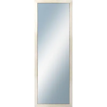 Zrcadlo DANTIK - Zarámované zrcadlo - rozměr s rámem cca 50x140 cm z lišty RETRO bílá (2531)