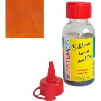 Speciální výtvarná barva ARTEMISS Batikovací reaktivní barva(batika za studena) Vyberte velikost: 5g(100ml), Vyberte odstín: 23 světlá hnědá