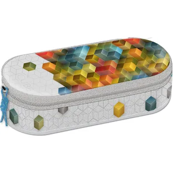 Penál ARGUS Penál oválný barevné kostky 18460402