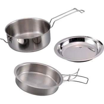 Outdoor vaření Ešus třídílný - nerez - Texar