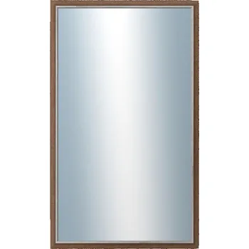 Zrcadlo DANTIK - Zarámované zrcadlo - rozměr s rámem cca 60x100 cm z lišty TAIGA hnědá (3107)