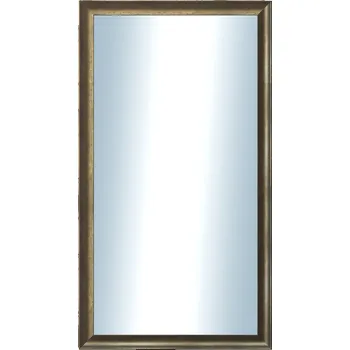 Zrcadlo DANTIK - Zarámované zrcadlo - rozměr s rámem cca 50x90 cm z lišty Ferrosa bronzová (3143)