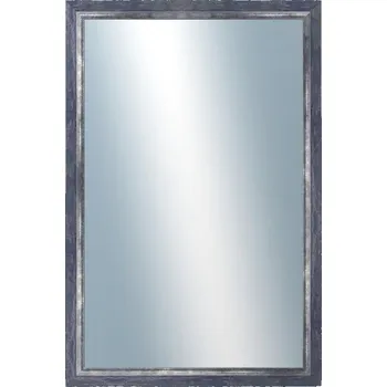 Zrcadlo DANTIK - Zarámované zrcadlo - rozměr s rámem cca 40x60 cm z lišty IVANETE modrá (2942)