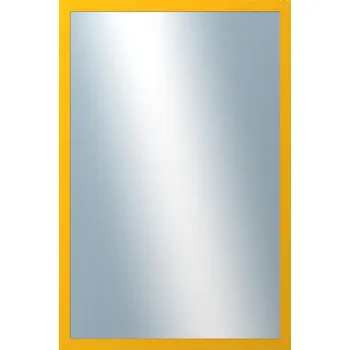 Zrcadlo DANTIK - Zarámované zrcadlo - rozměr s rámem cca 40x60 cm z lišty PERLA žlutá lesklá vysoká (2880)