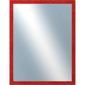 Zrcadlo DANTIK - Zarámované zrcadlo - rozměr s rámem cca 70x90 cm z lišty RETRO červená (2534)