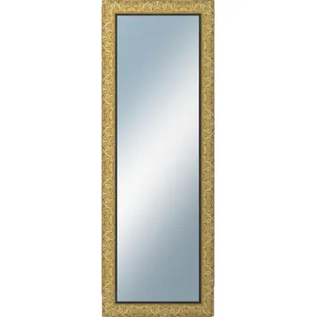 Zrcadlo DANTIK - Zarámované zrcadlo - rozměr s rámem cca 50x140 cm z lišty PRAHA zlatá (2752)
