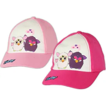 Kšiltovka DOVOZ EU DÍVČÍ LETNÍ KŠILTOVKA FURBY světle růžová Velikost: 54