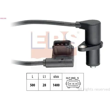 Autoelektrika Snímač, poloha vačkového hřídele EPS 1.953.161