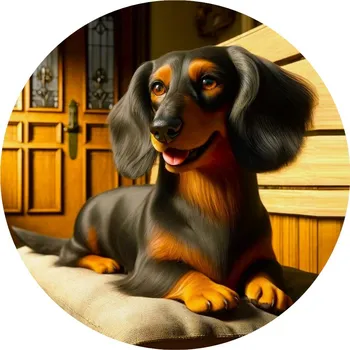 Jedlá dekorace na dort Jedlý papír jezevčík