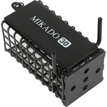 Mikado KRMÍTKO - HRANATÉ S DRÁPEM - 30g (25x30x44) - ČERNÉ - 10 ks