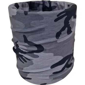 Nákrčník PETREQ Nákrčník multifunkční šátek antibakteriální noční kamufláž Grey Night Petreq®