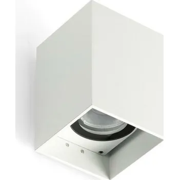 Nástěnné svítidlo FARO KOV 1L nástěnné svítidlo hranaté, bílá 3000K 34°