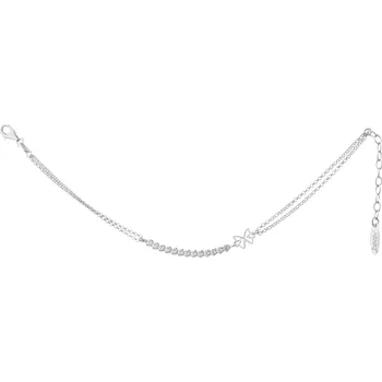 Náramek Stříbrný náramek se zirkony - motýl - AP533-8034