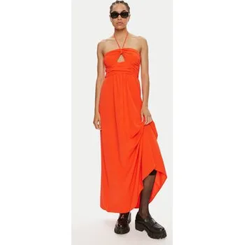 Dámské oblečení Gestuz Letní šaty Alicia 10909081 Oranžová Slim Fit 34