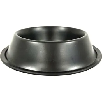 Miska pro psa RECORD NEREZOVÁ PROTISKLUZOVÁ MISKA ČERNÁ 0,45 L 1003.