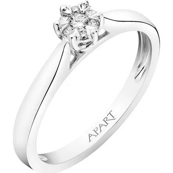 Prsten Prsten z bílého zlata s brilianty - 0,06 ct - ryzost 585 - 110.169