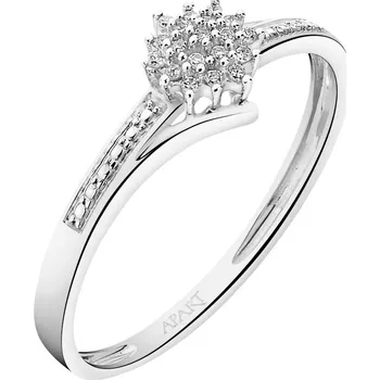 Prsten Prsten z bílého zlata s diamanty - 0,04 ct - ryzost 585 - 160.406