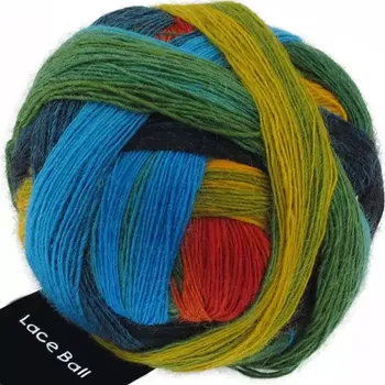 Příze Schoppel Wolle Lace ball 1564 Frische Fische (Merino příze Lace ball 1564 Frische Fische)