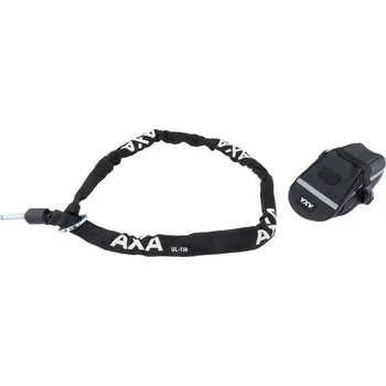 Zámek na kolo AXA ULC 130/5,5 bag (black) (AXA EINSTECKKETTE ULC130 CM MIT TASCHE)