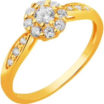 Prsten Zlatý prsten se zirkony - P-1078.02