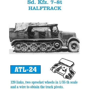 Plastikový model 1/35 ATL-024 Sd. Kfz. 7-8t HALFTRACK - Friul Model