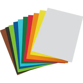 Čtvrtka barevný mix A3 kreslicí karton 225g/m2 - 50 ks