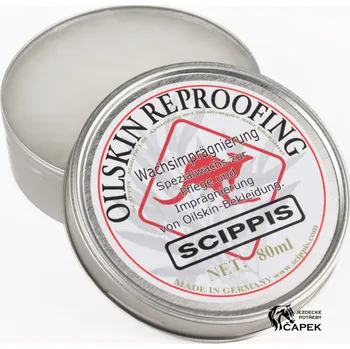 Kosmetika pro koně Impregnační vosk Scippis -REPROOFING WAX- - 80ml