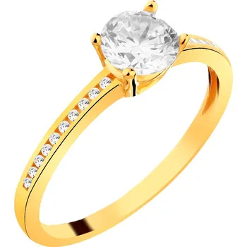 Prsten Zlatý prsten se zirkony - P-1029.03