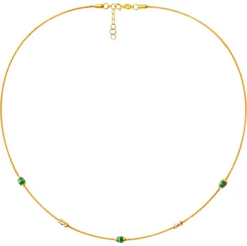 Náhrdelník Zlatý náhrdelník se smaltem - AP532-5164