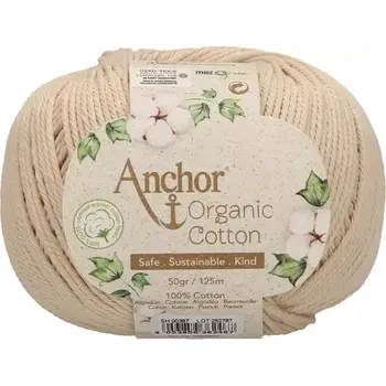 Příze Anchor Organic Cotton 387 Ecru (Bio bavlna Anchor Organic Cotton 387 Ecru)