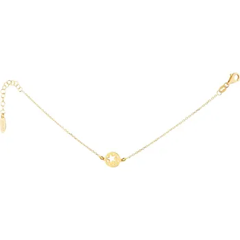 Náramek Pozlacený stříbrný náramek - hvězdy - AP534-5721