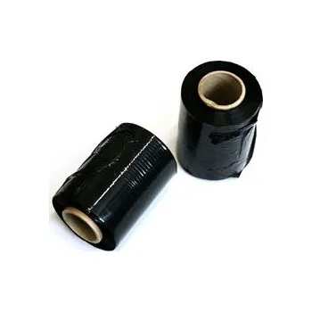 Obalový materiál Ruční stretch fólie granát 100 mm, návin 150 m, síla 23 my, černá