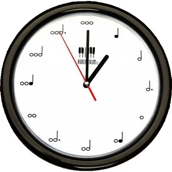 Hodiny hudebnikum.cz Nástěnné hudební hodiny NOTY