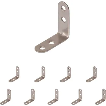 Walteco Spojovací úhelník, 40x40x15mm, nerez Množství: 10 ks