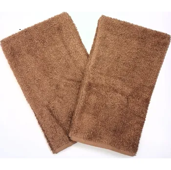 Žínka froté 16x24 cm hnědá