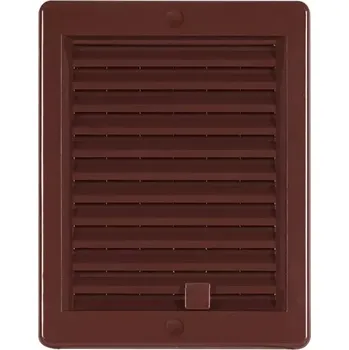 Větrací mřížka HACO Mřížka 150x200mm větrací se žaluzií hnědá 0210