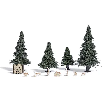 Modelová železnice Busch H0 Zajíci hotový model