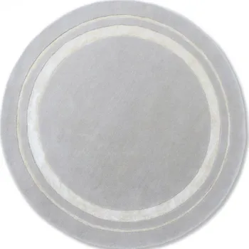 Koberec Jednobarevný kruhový koberec Laura Ashley Redbrook silver 81804 - kruh 200 - Brink & Campman