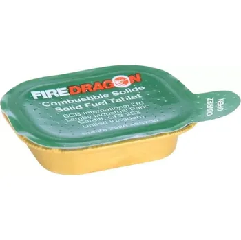 Podpalovač Hořlavé kapsle FIREDRAGON 7g (Mini palivové kapsle FireDragon, ekologické a čisté tuhé gelové biopalivo do každého počasí, vyrobené z etanolu.)