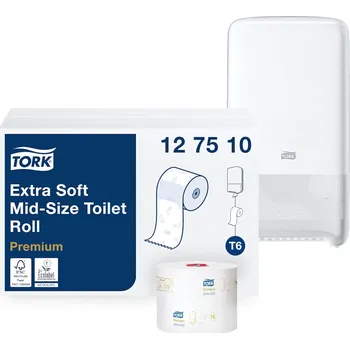 Tork extra jemný toaletní papír Premium + zásobník