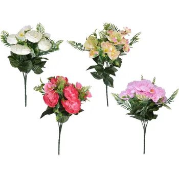 umělá květina Nohel Garden Květina PIVOŇKA LÉTO X6 6květů 34cm