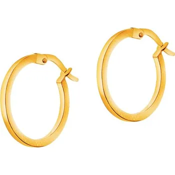 Náušnice Zlaté náušnice - kroužky, 18 mm - AP532-3896