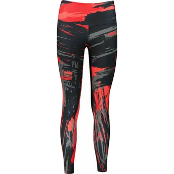 Dámské kalhoty Dámské dlouhé legíny premium ALTISPORT VOJ/ALW010LEG01 ČERNOČERVENÁ M